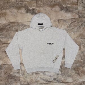 Fear of God Essentials Hoodie Light Oatmeal Size Small